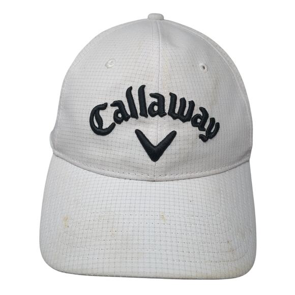 Callaway Odyssey Strapback Baseball Cap White One Size Adjustable Embroidered - Picture 1 of 9